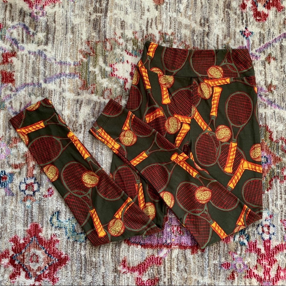LulaRoe Tennis Leggings Size Tween